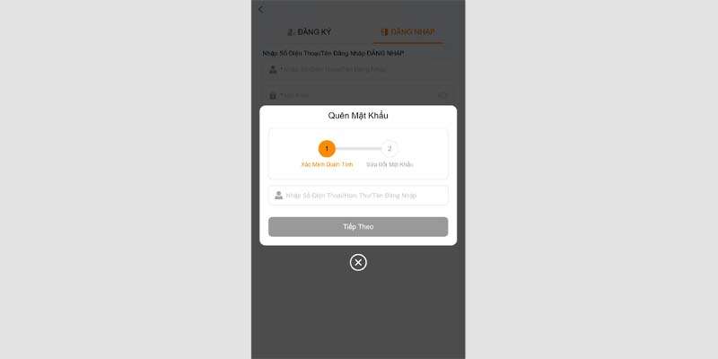Nếu quên password thì phải làm sao?